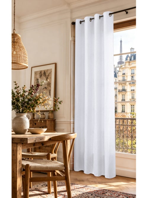 Rideau - coton pur - 100% polyester - Kiabi Rideau - coton pur - 100% polyester - Kiabi