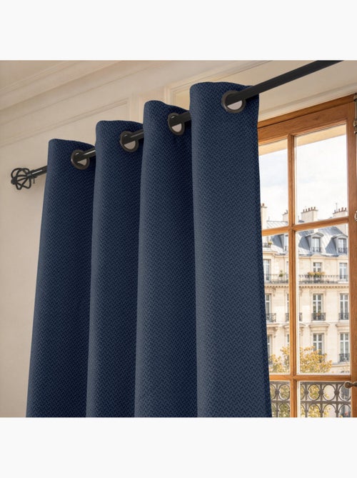Rideau - coton pur - 100% polyester - Kiabi Rideau - coton pur - 100% polyester - Kiabi