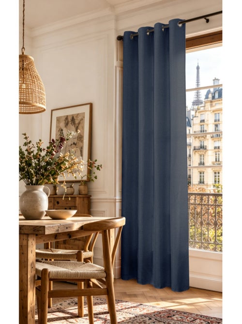 Rideau - coton pur - 100% polyester - Kiabi Rideau - coton pur - 100% polyester - Kiabi
