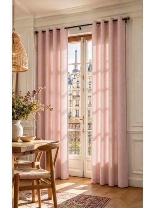 Rideau - coton pur - 100% polyester - Kiabi Rideau - coton pur - 100% polyester - Kiabi