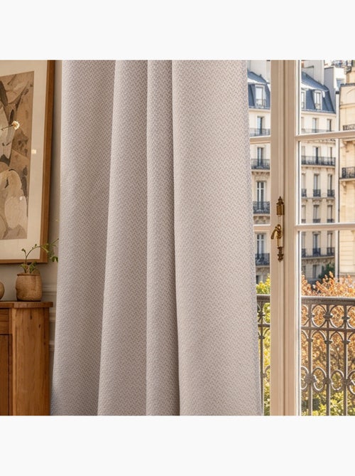 Rideau - coton pur - 100% polyester - Kiabi Rideau - coton pur - 100% polyester - Kiabi