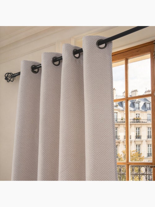 Rideau - coton pur - 100% polyester - Kiabi Rideau - coton pur - 100% polyester - Kiabi