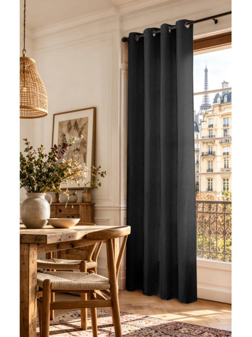 Rideau - coton pur - 100% polyester - Kiabi Rideau - coton pur - 100% polyester - Kiabi