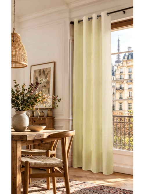 Rideau - coton pur - 100% polyester - Kiabi Rideau - coton pur - 100% polyester - Kiabi