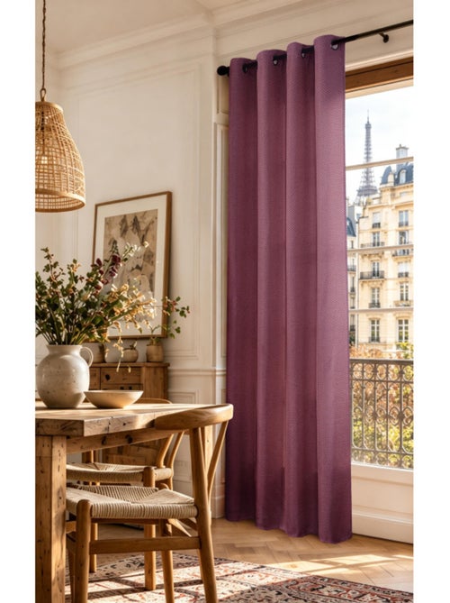 Rideau - coton pur - 100% polyester - Kiabi Rideau - coton pur - 100% polyester - Kiabi