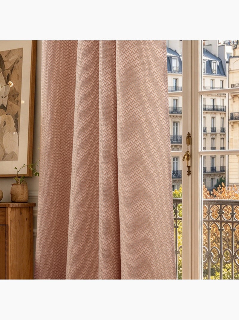 Rideau - coton pur - 100% polyester Terracotta - Kiabi
