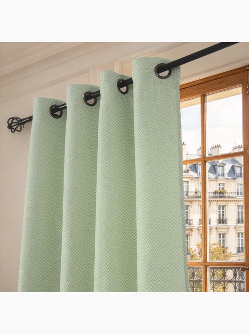 Rideau - coton pur - 100% polyester - Kiabi Rideau - coton pur - 100% polyester - Kiabi