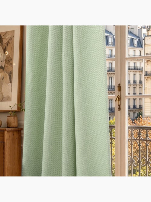 Rideau - coton pur - 100% polyester - Kiabi Rideau - coton pur - 100% polyester - Kiabi