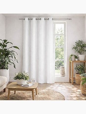 Rideau - Effet chiné prêt à poser