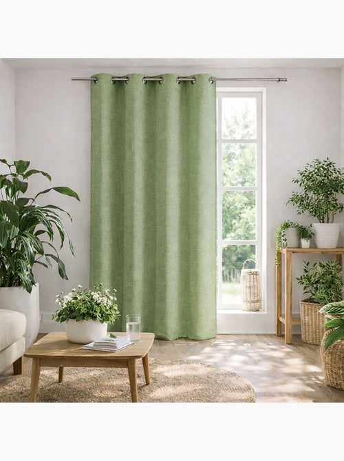 Rideau  - Effet chiné prêt à poser - Kiabi