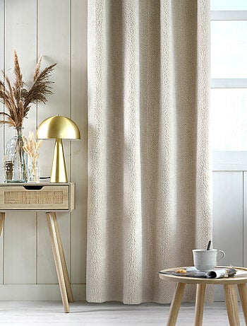 Rideau - Effet peau lainée ultra doux