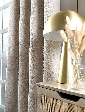 Rideau - Effet peau lainée ultra doux