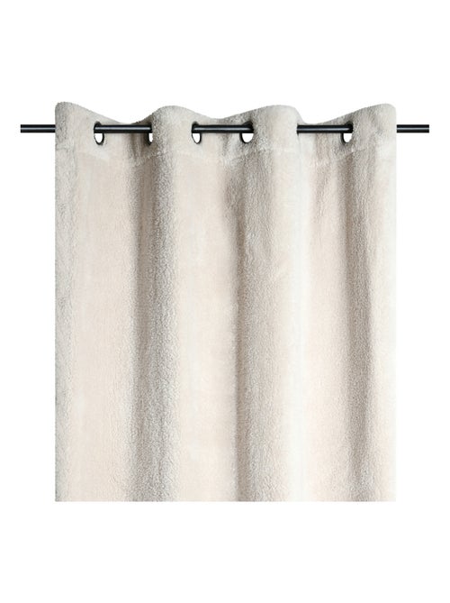 Rideau  - Effet peau lainée ultra doux - Kiabi