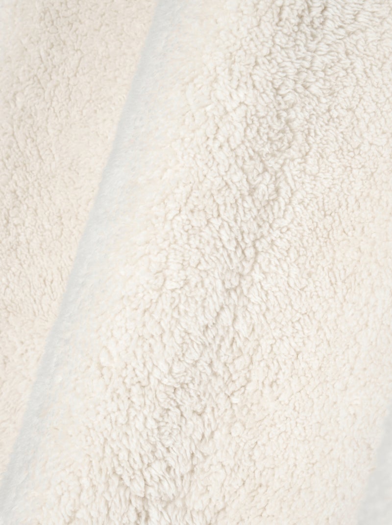 Rideau  - Effet peau lainée ultra doux Ecru - Kiabi