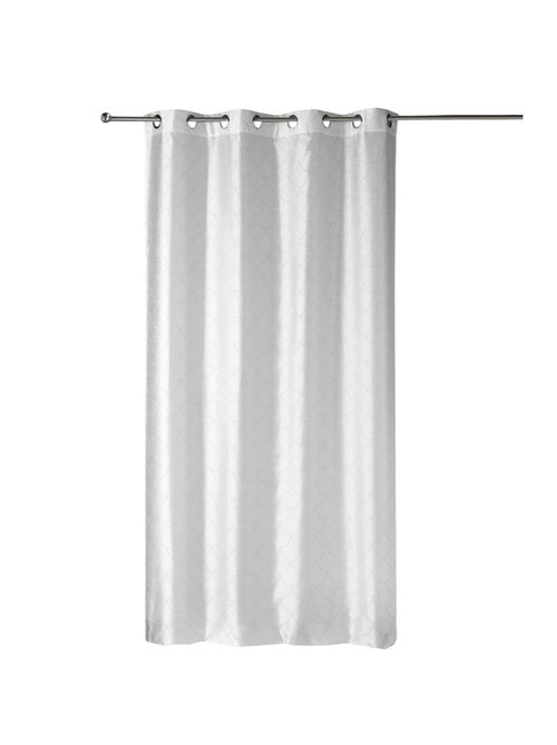 Rideau  - Effet soie motif écaille - Kiabi