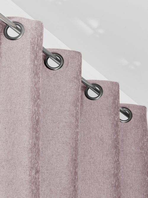 Rideau  - Effet velours velouté uni - Kiabi