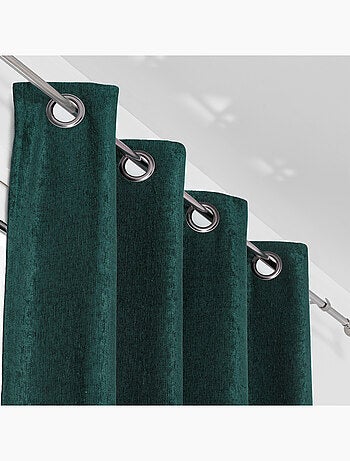 Rideau - Effet velours velouté uni