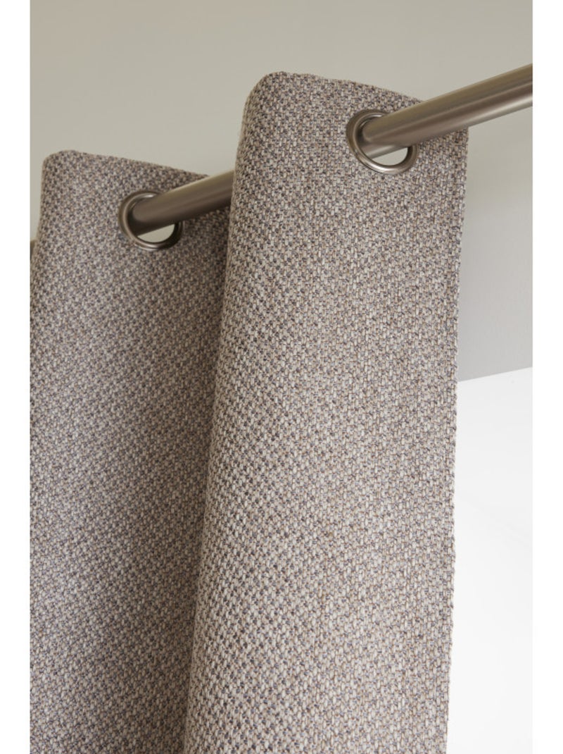 Rideau - Le Fil d'Ariane - 100% Polyester Gris clair - Kiabi