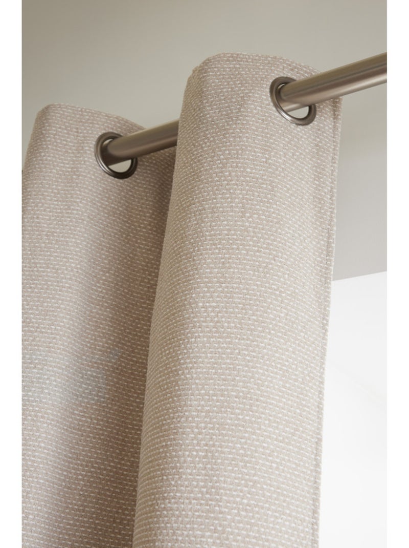 Rideau - Le Fil d'Ariane - 100% Polyester Gris taupe - Kiabi