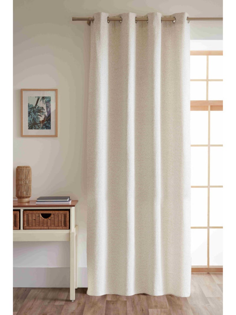 Rideau - Le Fil d'Ariane - 100% Polyester Ivoire - Kiabi
