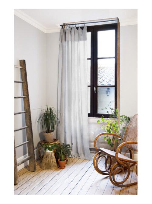 Rideau - L'effet papillon - 100% gaze de coton 125 gr/m² - Kiabi