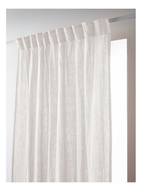 Rideau - L'effet papillon - 100% gaze de coton 125 gr/m² - Kiabi Rideau - L'effet papillon - 100% gaze de coton 125 gr/m² - Kiabi