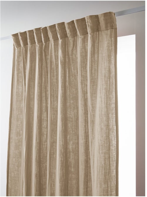 Rideau - L'effet papillon - 100% gaze de coton 125 gr/m² - Kiabi Rideau - L'effet papillon - 100% gaze de coton 125 gr/m² - Kiabi