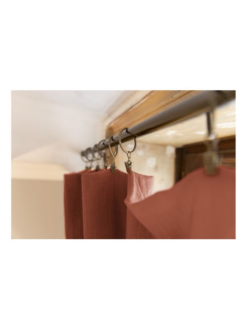 Rideau - L'effet papillon - 100% gaze de coton 125 gr/m² - Kiabi Rideau - L'effet papillon - 100% gaze de coton 125 gr/m² - Kiabi