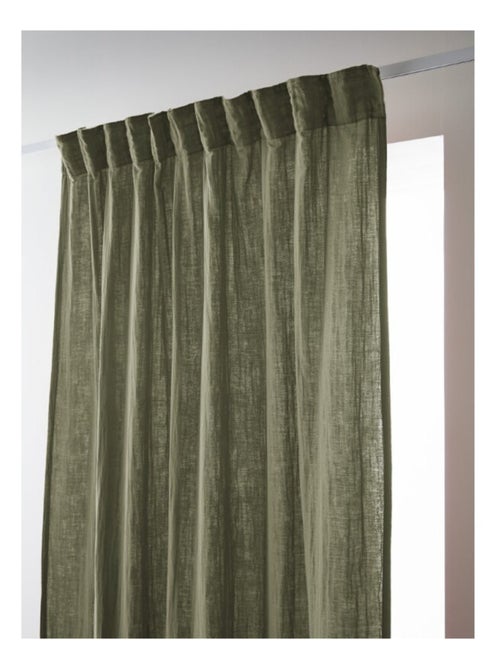 Rideau - L'effet papillon - 100% gaze de coton 125 gr/m² - Kiabi Rideau - L'effet papillon - 100% gaze de coton 125 gr/m² - Kiabi