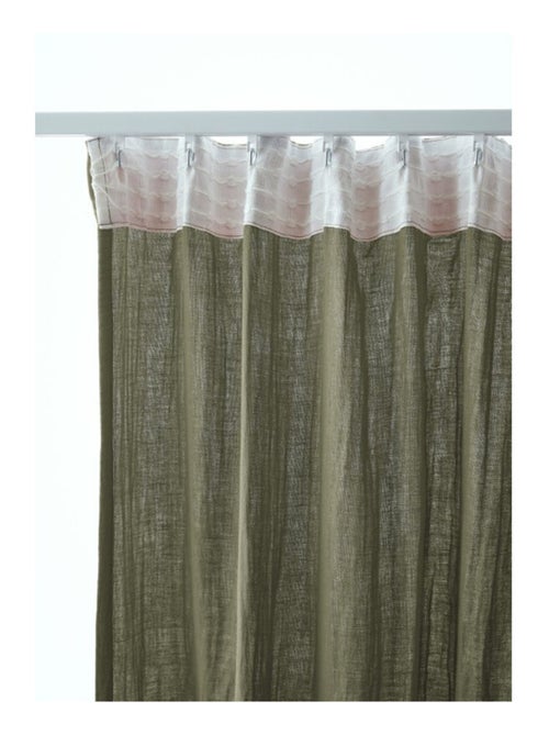Rideau - L'effet papillon - 100% gaze de coton 125 gr/m² - Kiabi Rideau - L'effet papillon - 100% gaze de coton 125 gr/m² - Kiabi
