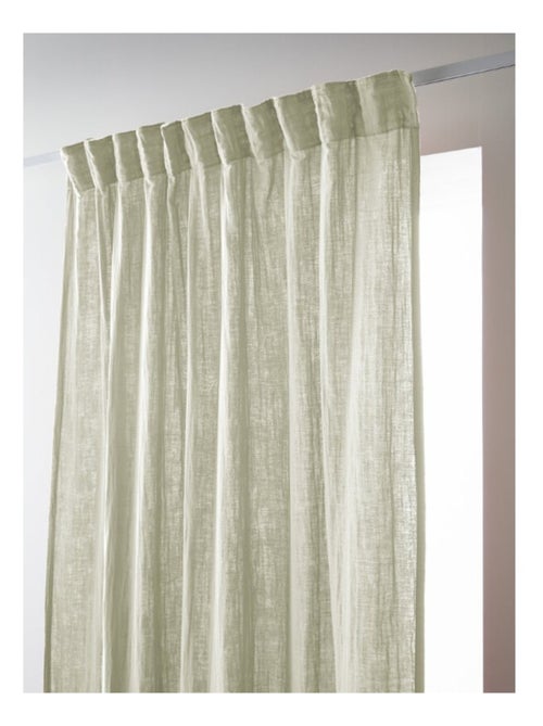 Rideau - L'effet papillon - 100% gaze de coton 125 gr/m² - Kiabi Rideau - L'effet papillon - 100% gaze de coton 125 gr/m² - Kiabi