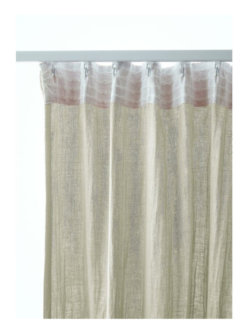 Rideau - L'effet papillon - 100% gaze de coton 125 gr/m² Vert d'eau - Kiabi