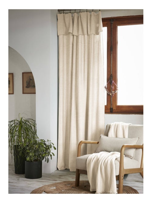 Rideau - L'effet papillon - 100% Lyocell (Tencel lavé ) - Kiabi