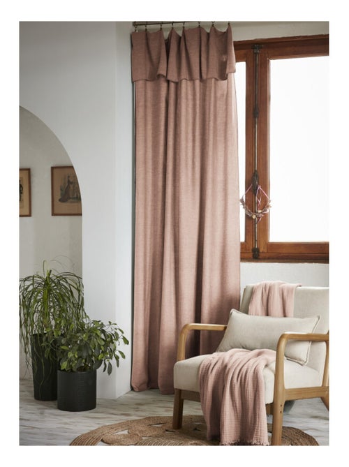 Rideau - L'effet papillon - 100% Lyocell (Tencel lavé ) - Kiabi