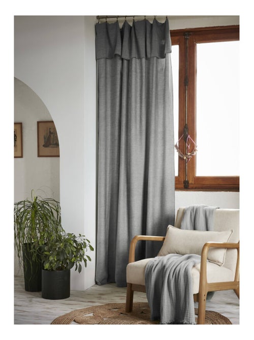 Rideau - L'effet papillon - 100% Lyocell (Tencel lavé ) - Kiabi