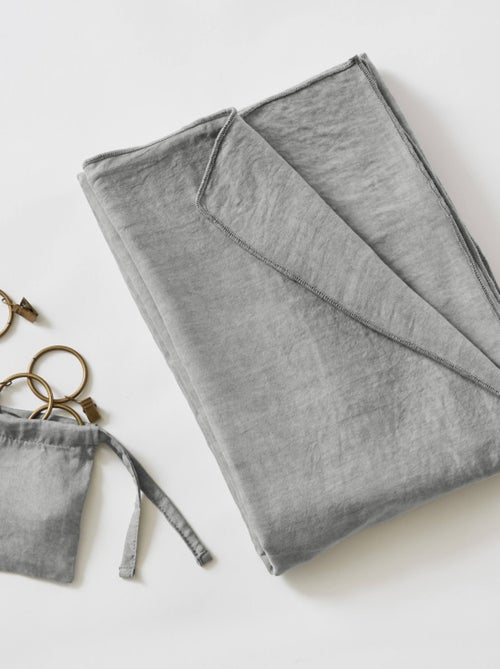 Rideau - L'effet papillon - 100% Lyocell (Tencel lavé ) - Kiabi