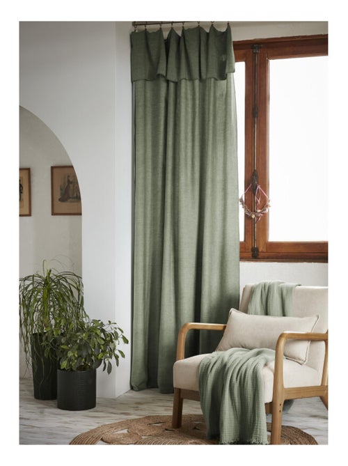 Rideau - L'effet papillon - 100% Lyocell (Tencel lavé ) - Kiabi