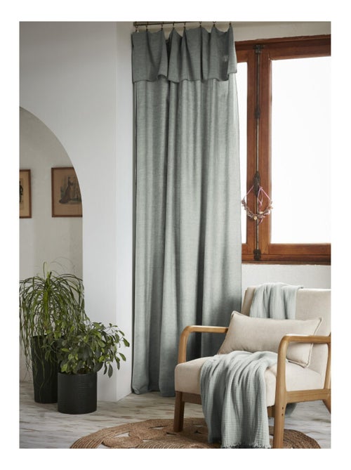 Rideau - L'effet papillon - 100% Lyocell (Tencel lavé ) - Kiabi