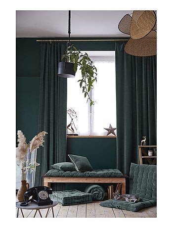 Rideau - L'effet papillon - 100% Velours de coton