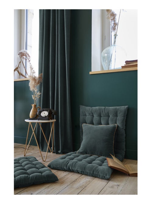 Rideau - L'effet papillon - 100% Velours de coton - Kiabi