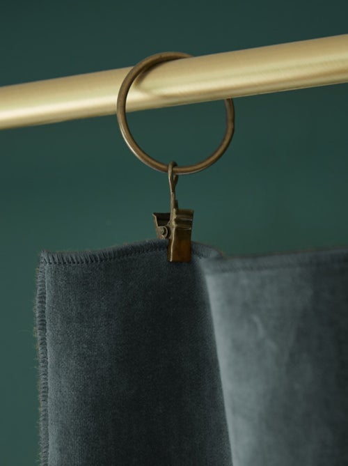 Rideau - L'effet papillon - 100% Velours de coton - Kiabi