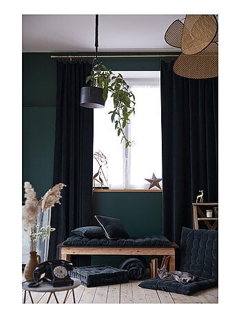 Rideau - L'effet papillon - 100% Velours de coton