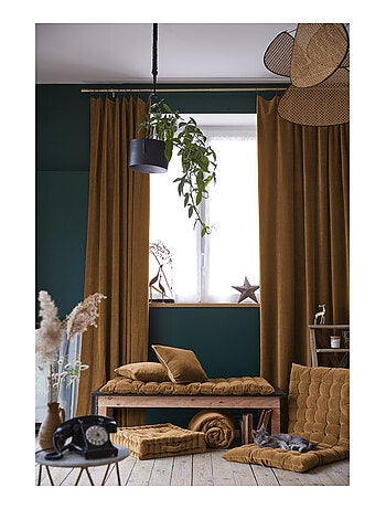 Rideau - L'effet papillon - 100% Velours de coton