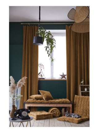 Rideau - L'effet papillon - 100% Velours de coton