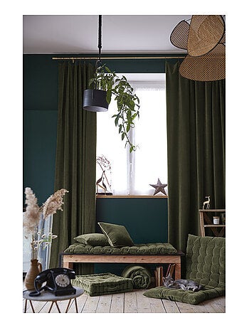 Rideau - L'effet papillon - 100% Velours de coton
