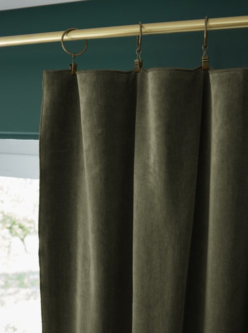 Rideau - L'effet papillon - 100% Velours de coton - Kiabi