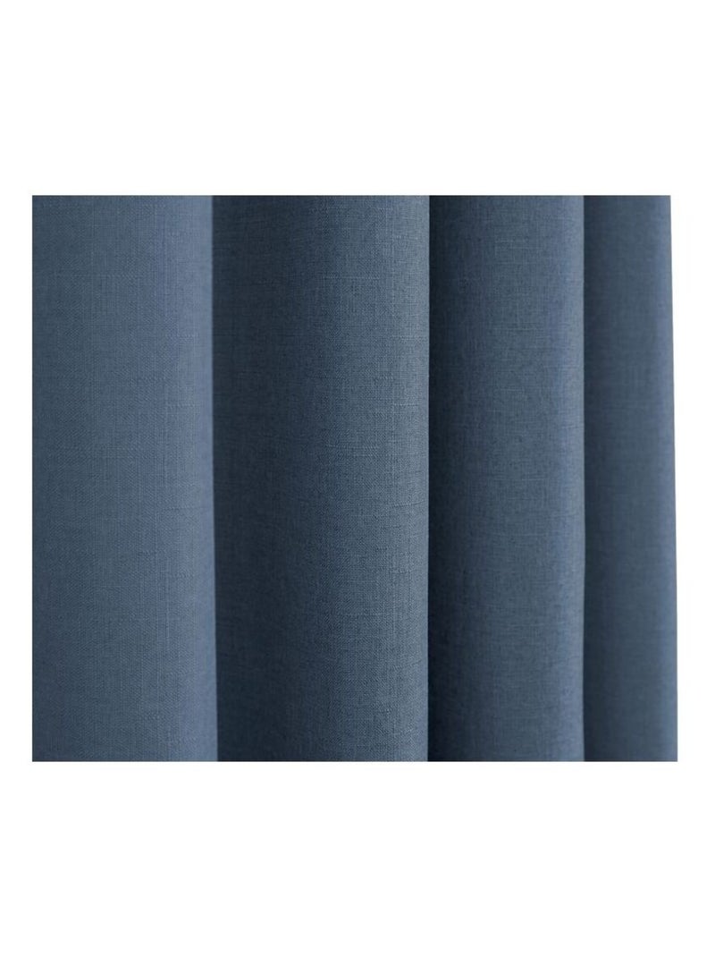 Rideau - Univers Décor - 100% Polyester Bleu - Kiabi