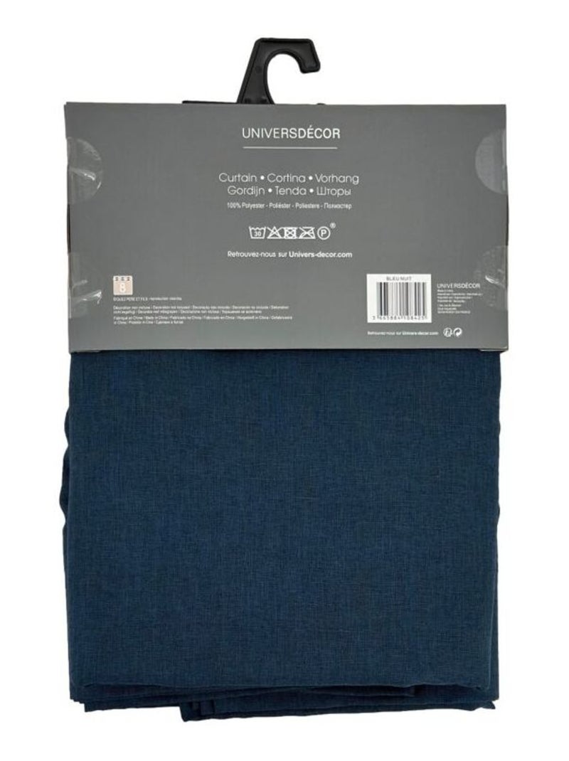 Rideau - Univers Décor - 100% Polyester Bleu - Kiabi