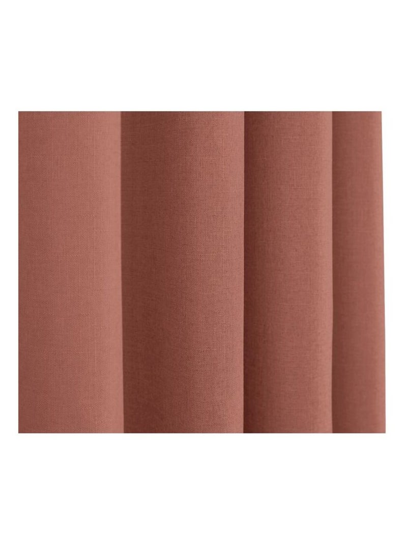 Rideau - Univers Décor - 100% Polyester Rose - Kiabi