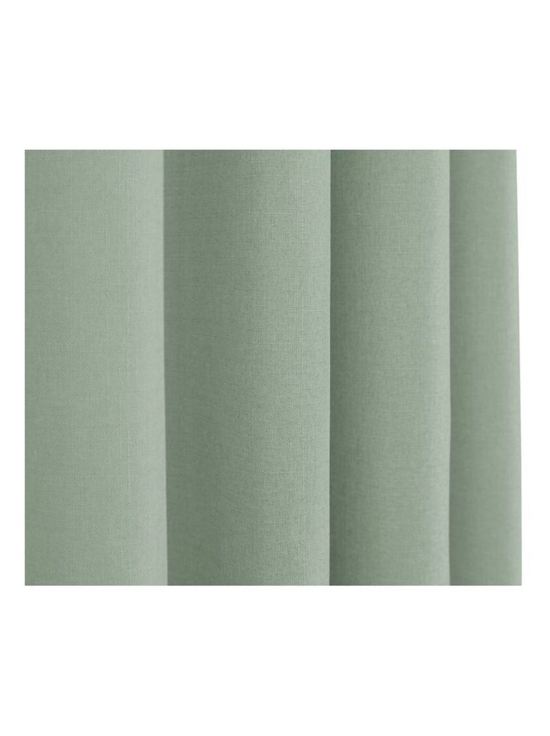 Rideau - Univers Décor - 100% Polyester Vert menthe - Kiabi
